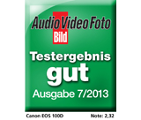 Testlogo AudioVideoFoto Bild - Testergebnis gut - Canon EOS 100D